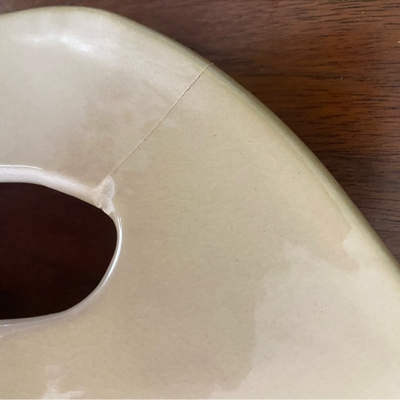 FLEUR RUSTIQUE by Nanette Vacher by Ambiance Collections 3 Footed Platter - Picture 4 of 5